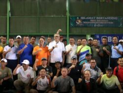 Anggota DPRD Hadiri dalam Kejuaraan Tenis Polisi Militer