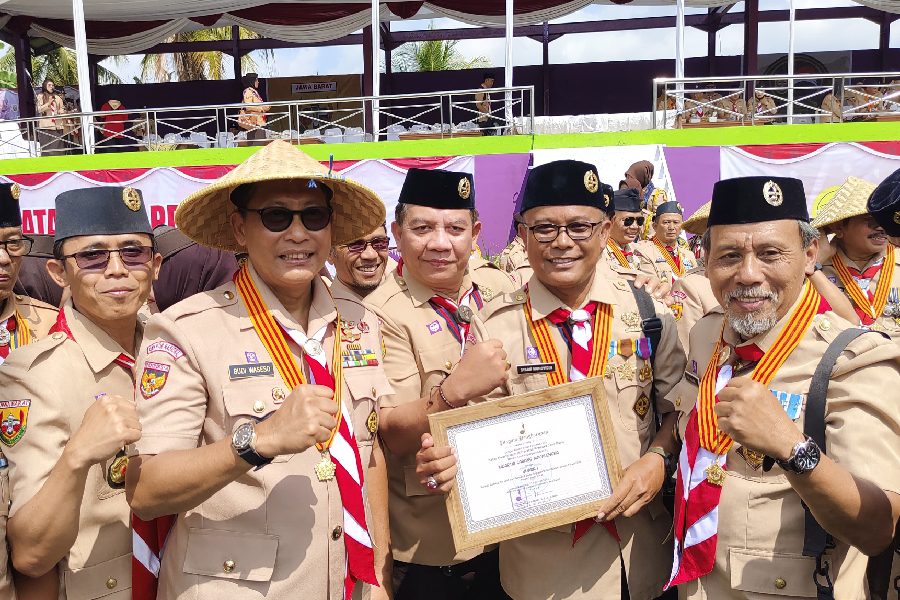 Dipimpin Eman Suherman, Kwarcab Pramuka Majalengka Raih Juara Tingkat Jabar
