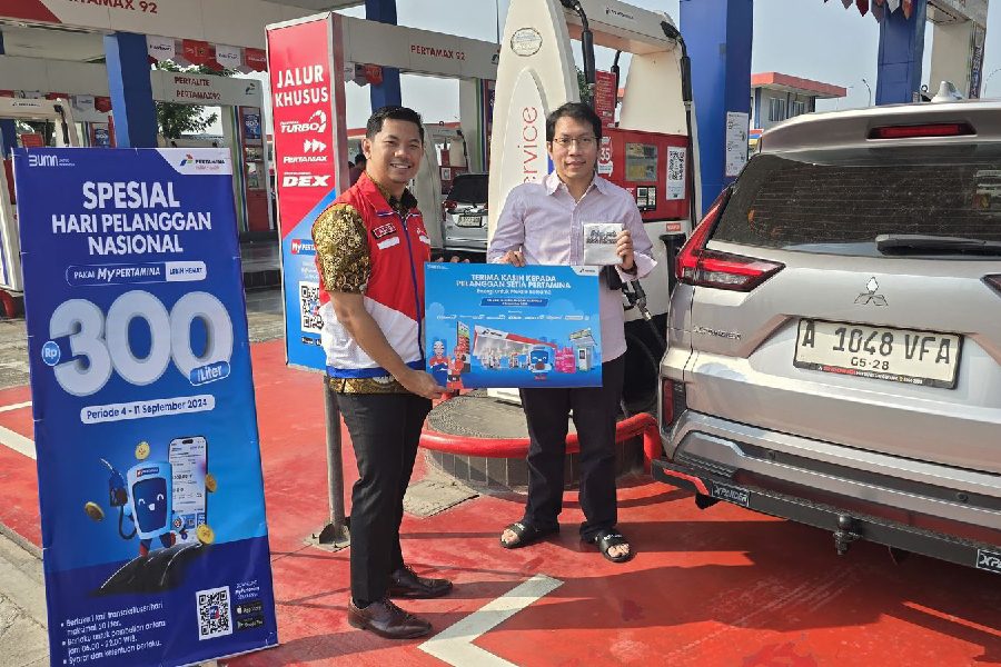 Hari Pelanggan Nasional, Pertamina Patra Niaga RJBB Sapa Konsumen SPBU