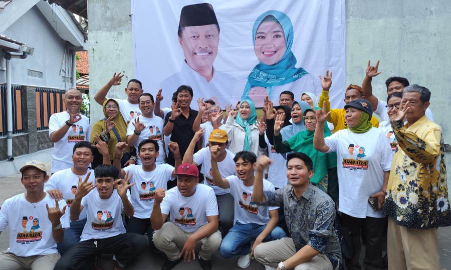 Pasangan Efendi Edo-Siti Farida Blusukan ke Karang Jalak
