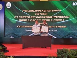 KAI Daop 3 Cirebon Teken MoU Hukum dengan Kejati Jateng