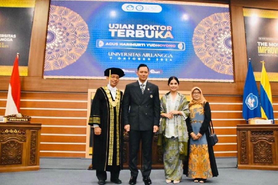 Ketum Demokrat AHY Raih Gelar Doktoral