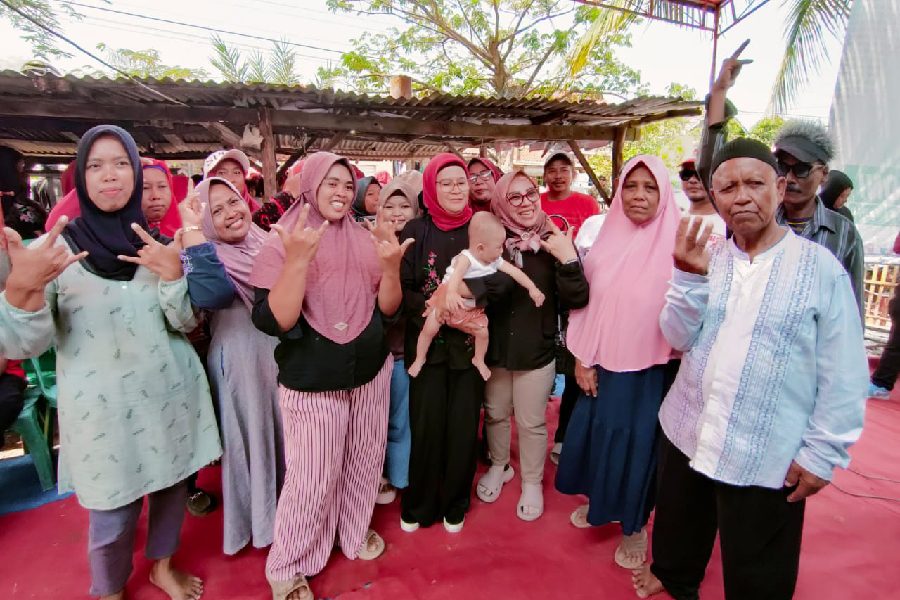 Ratusan Konstituen Aleg Dapil V Dukung Nina-Tobroni