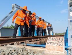 Utamakan Keselamatan, KAI Cirebon Rutin Periksa Jalur Kereta Api