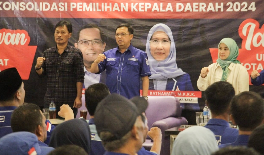 Demokrat Optimistis Bawa Effendi Edo-Siti Farida ke Balai Kota