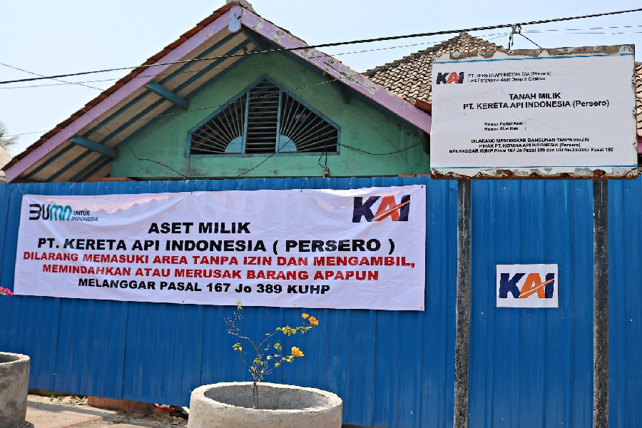 KAI Daop 3 Cirebon Selamatkan Tanah dan Bangunan Negara