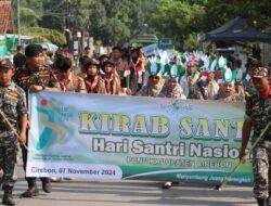 Puncak HSN, PCNU Kabupaten Cirebon Ajak Santri Sukseskan Pilkada