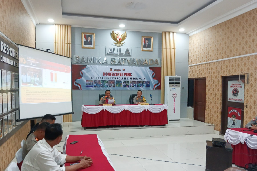 Polres Cirebon Kota Rilis Laporan Kinerja 2024