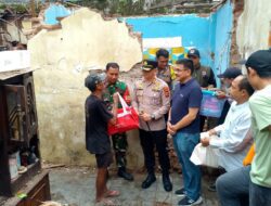 Polres Cirebon Kota dan Pemkot Bantu Korban Rumah Ambruk