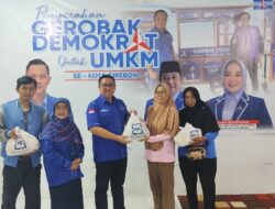 Jelang Ramadan, Demokrat Kota Cirebon Bagikan Puluhan Paket Sembako