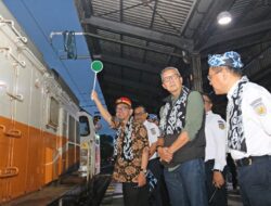 KAI Resmikan Perjalanan Perdana Kereta Api Gunungjati