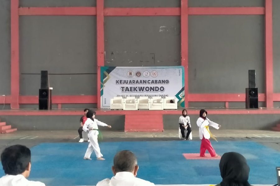 Taekwondo Bupati Cup 2025, Ajang Unjuk Gigi Atlet Muda