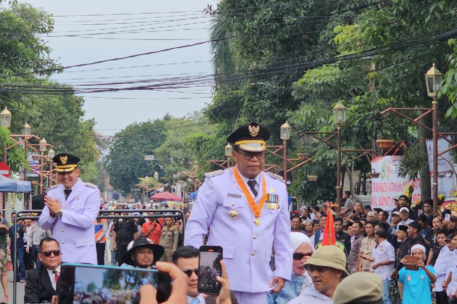 Usai Dilantik, Bupati Majalengka Eman Suherman Orasi Pemaparan Program