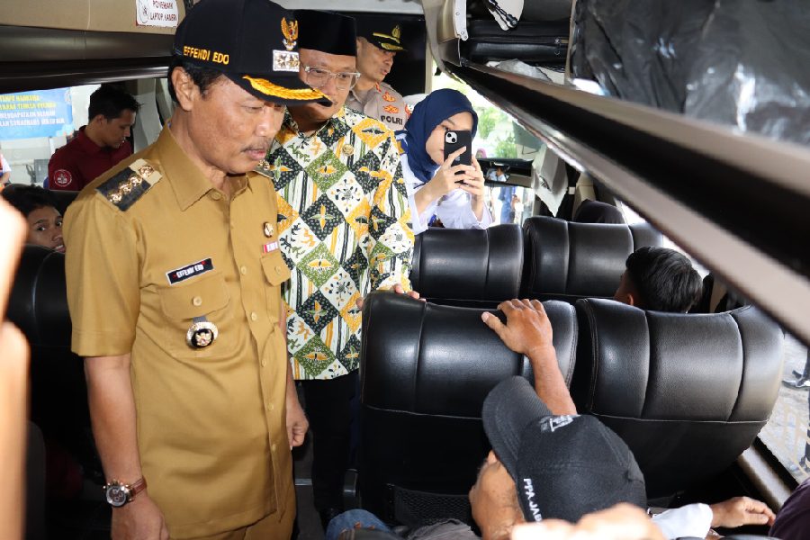Effendi Edo Pastikan Bus Mudik Lebaran Aman dan Layak Angkut