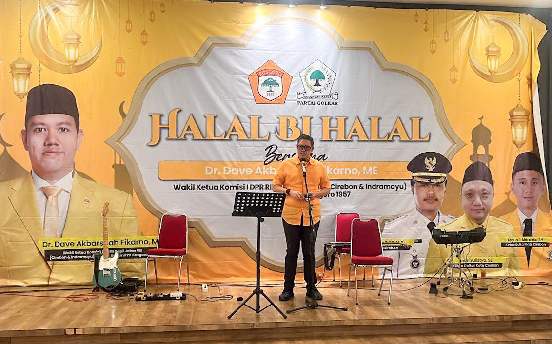 Halal Bihalal Golkar, Dave Laksono Tekankan Dukungan ke Pemerintah