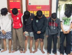 Hendak Tawuran, Delapan Pelajar Anggota Geng Motor Diciduk Polisi