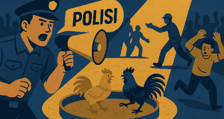 Polsek Kapetakan Gerebek Sabung Ayam, Pelaku Lari Tunggang Langgang