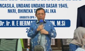 Sosialisasi Empat Pilar, Herman Khaeron Tekankan Pentingnya Semangat Nasionalisme
