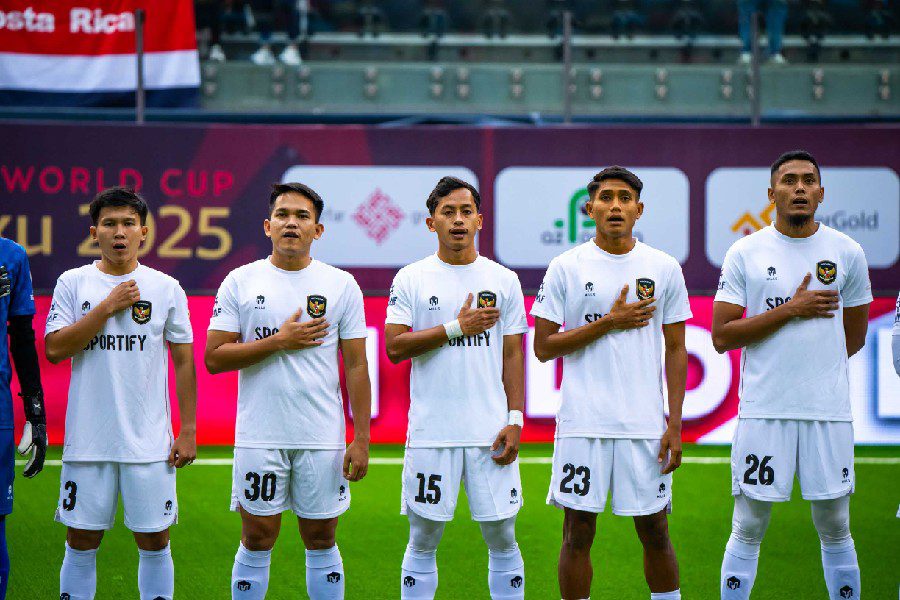 Timnas Minifootball Indonesia Puncaki Klasemen Grup E Usai Kalahkan Kosta Rika