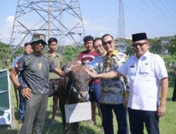 Cirebon Power Bagikan Hewan Kurban ke 10 Desa Sekitar Pembangkit