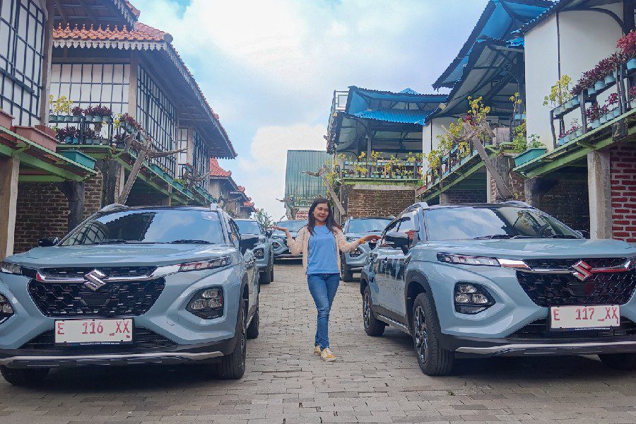 PT Cinta Damai Putra Bahagia (CDPB) memamerkan Suzuki Fronx.