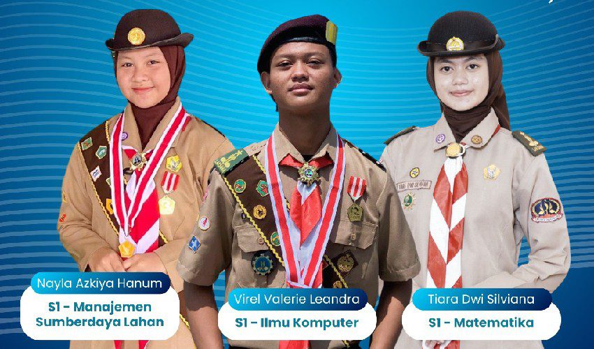 Tiga Pramuka Penegak Garuda Majalengka Lolos IPB lewat Jalur Prestasi