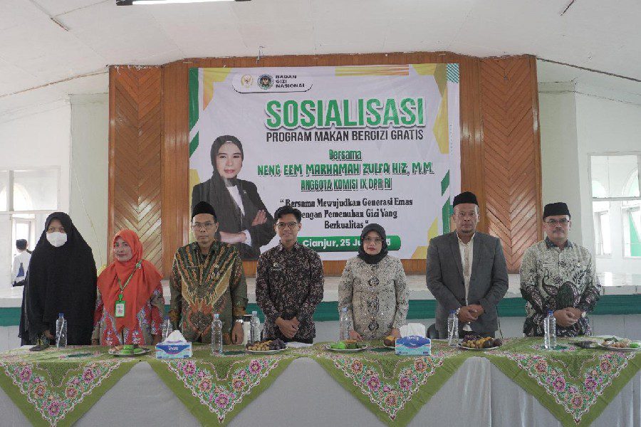 Sosialisasi MBG di Cianjur, Dapur Sehat Buka Lapangan Kerja Baru