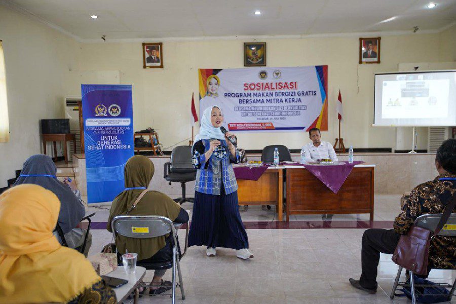Sosialisasi Program MBG Presiden Prabowo Disambut Antusias Warga Cilacap