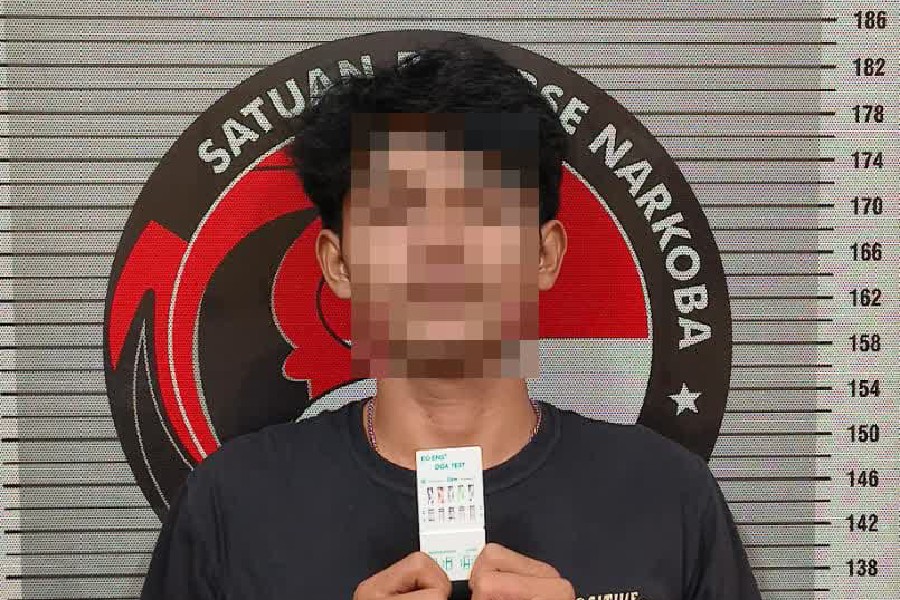 Tes Urine Positif, Dua Pemuda Diringkus dengan Barang Bukti Sabu