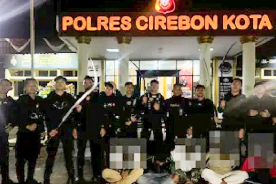 Tim Maung Amankan Lima Pelajar Bersenjata Tajam