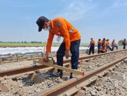 Daop 3 Cirebon Tingkatkan Keselamatan lewat Penggantian Bantalan Beton