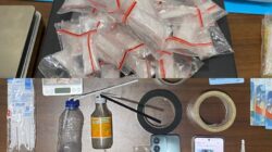 Gerebek Rumah di Sunyaragi, Polisi Temukan Puluhan Paket Sabu