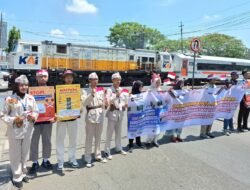 KAI Daop 3 Cirebon Gelar Sosialisasi Keselamatan dan Lomba Kemerdekaan