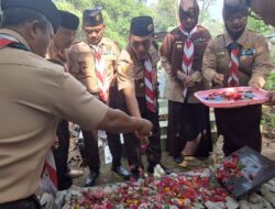 Kwarcab Pramuka Majalengka Ziarah Makam Tokoh Jelang HUT ke-64