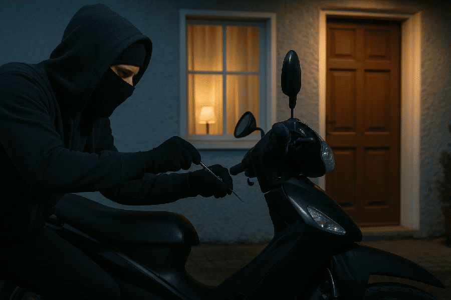 Motor di Halaman Rumah Raib Digondol Pencuri