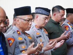 Polres Cirebon Kota Gelar Salat Gaib, Doakan Ojol yang Meninggal