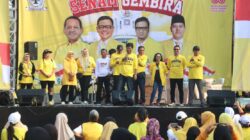 Ribuan Warga Antusias Ikut Senam Gembira Golkar Kota Cirebon