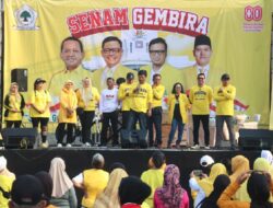 Ribuan Warga Antusias Ikut Senam Gembira Golkar Kota Cirebon