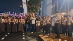 Ribuan Warga Saksikan Pawai Lampion Pramuka Majalengka