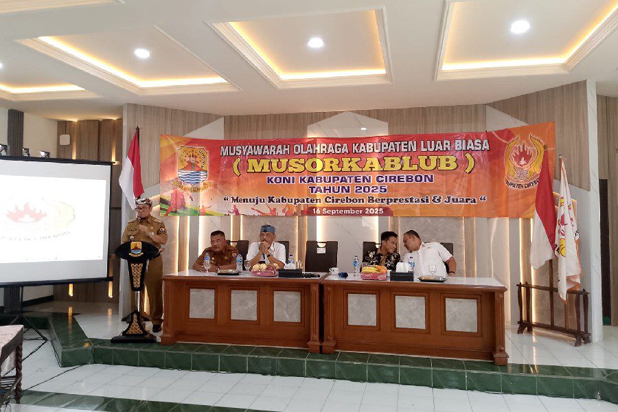 Agus Kurniawan Terpilih Aklamasi Jadi Ketua KONI Kabupaten Cirebon