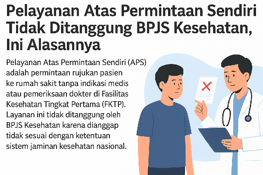 Pelayanan Atas Permintaan Sendiri Tidak Ditanggung BPJS Kesehatan