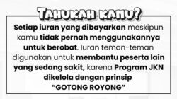 Iuran JKN Bukan Hanya untuk Diri Sendiri, Begini Manfaatnya