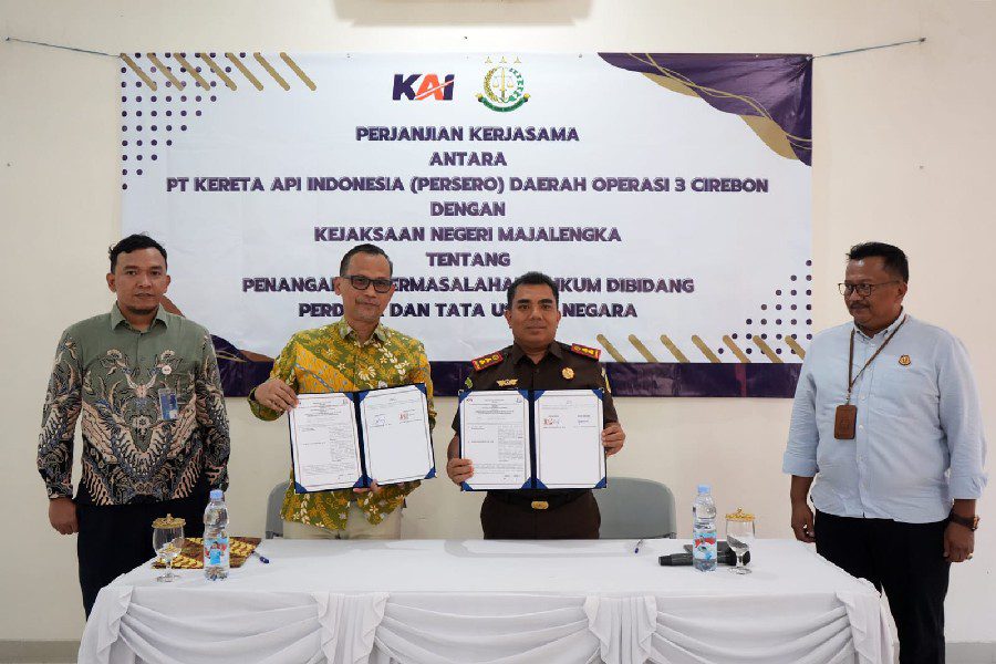 KAI Daop 3 Cirebon dan Kejari Majalengka Perkuat Penanganan Hukum