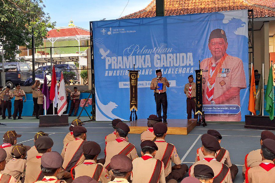 Pelantikan Pramuka Garuda di Majalengka, Bupati Tekankan Peran Generasi Muda