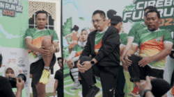 Harry Saputra Gani dan Agung Supirno Lepas Peserta Fun Run