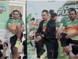 Harry Saputra Gani dan Agung Supirno Lepas Peserta Fun Run