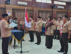 Mabiran, Kwartir Ranting, Lembaga Keuangan, serta Saka Adhyasta Pemilu Dilantik