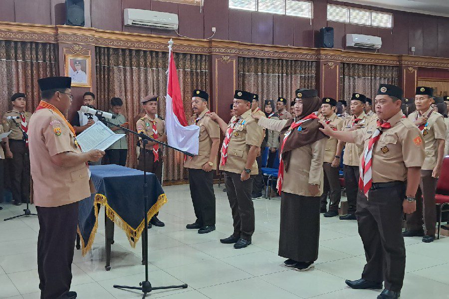 Mabiran, Kwartir Ranting, Lembaga Keuangan, serta Saka Adhyasta Pemilu Dilantik