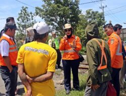 KAI Daop 3 Cirebon Gelar Simulasi Darurat di Perlintasan Rel