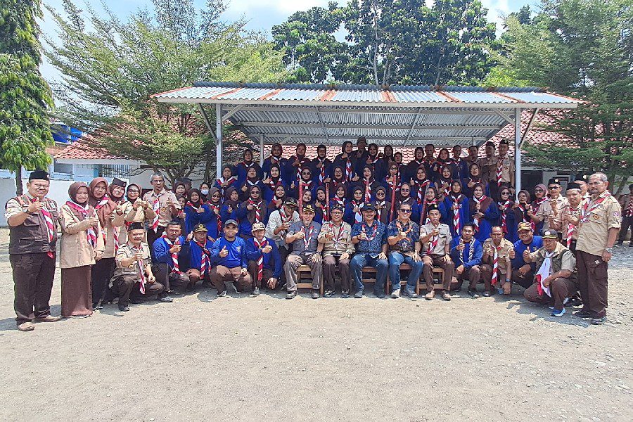 Tingkatkan Profesionalisme, 52 Pembina Ikuti Gelang Ajar Pramuka di Sumberjaya